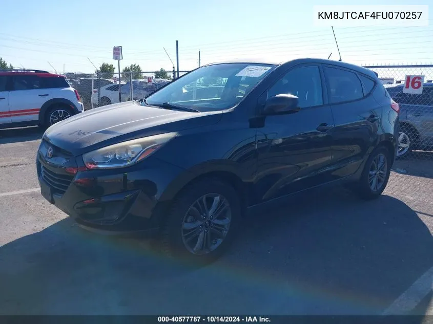 2015 Hyundai Tucson Gls VIN: KM8JTCAF4FU070257 Lot: 40577787