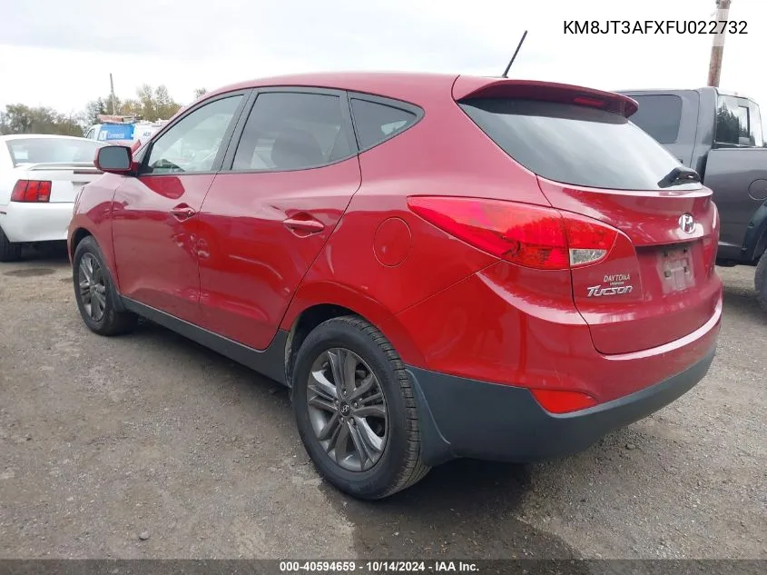 2015 Hyundai Tucson Gls VIN: KM8JT3AFXFU022732 Lot: 40594659