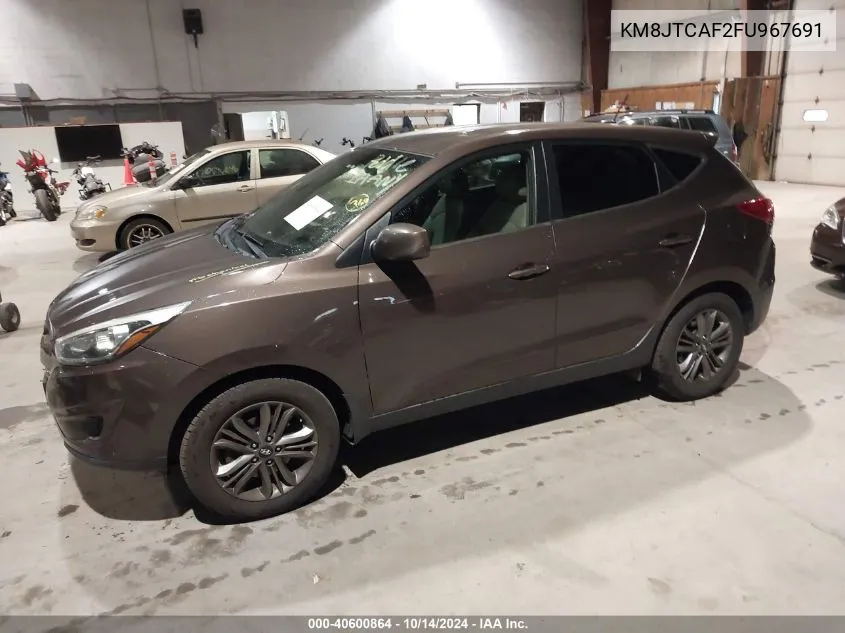 2015 Hyundai Tucson Gls VIN: KM8JTCAF2FU967691 Lot: 40600864