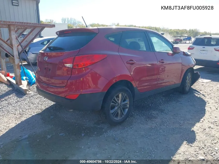 2015 Hyundai Tucson Gls VIN: KM8JT3AF8FU005928 Lot: 40604756