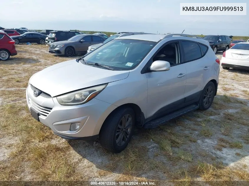 2015 Hyundai Tucson Se VIN: KM8JU3AG9FU999513 Lot: 40612320