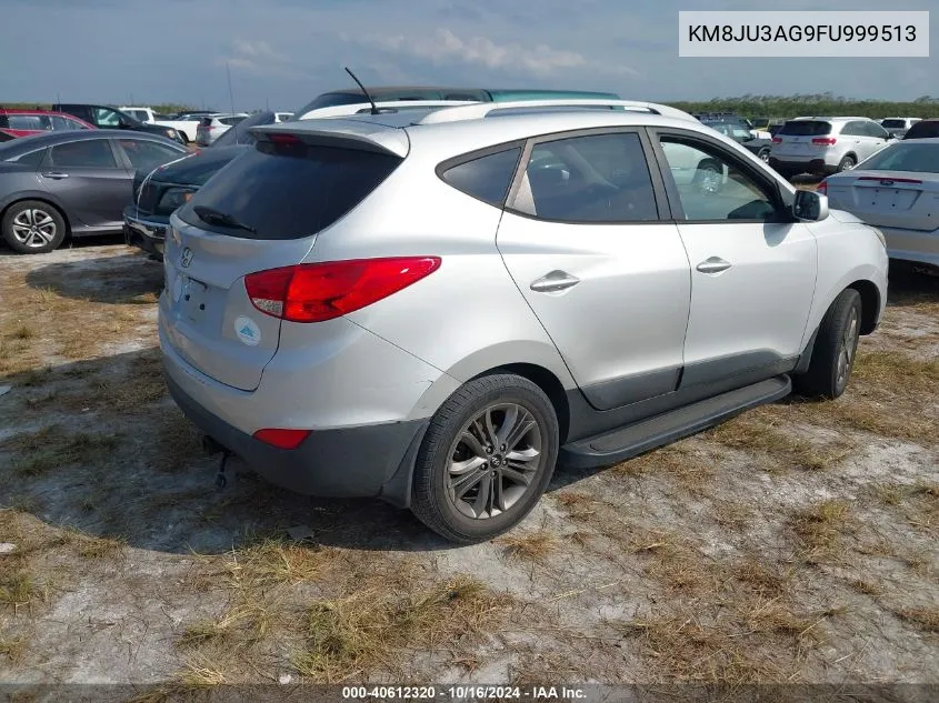 2015 Hyundai Tucson Se VIN: KM8JU3AG9FU999513 Lot: 40612320