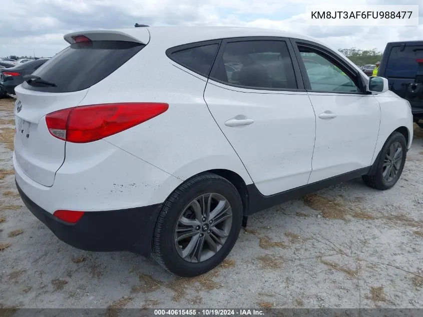 2015 Hyundai Tucson Gls VIN: KM8JT3AF6FU988477 Lot: 40615455