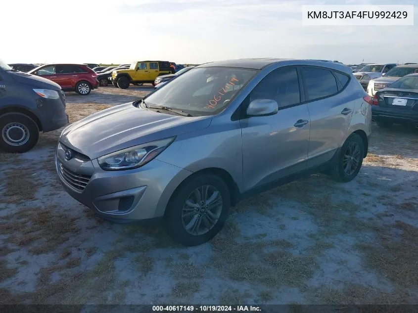 2015 Hyundai Tucson Gls VIN: KM8JT3AF4FU992429 Lot: 40617149