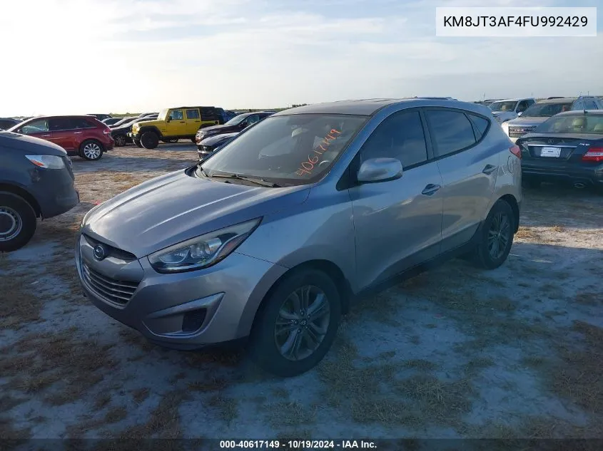 2015 Hyundai Tucson Gls VIN: KM8JT3AF4FU992429 Lot: 40617149