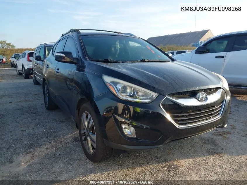 2015 Hyundai Tucson Limited VIN: KM8JU3AG9FU098268 Lot: 40617997