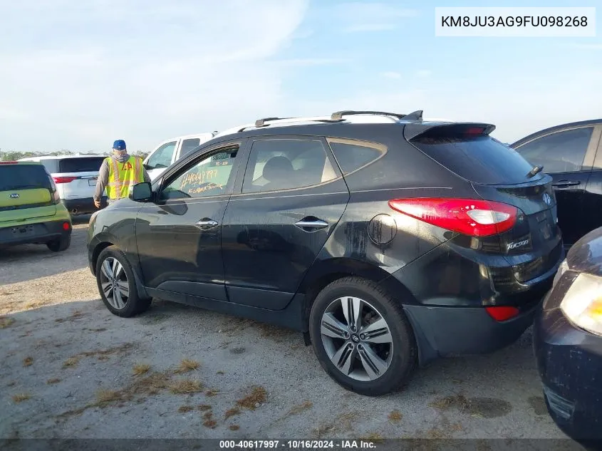 2015 Hyundai Tucson Limited VIN: KM8JU3AG9FU098268 Lot: 40617997