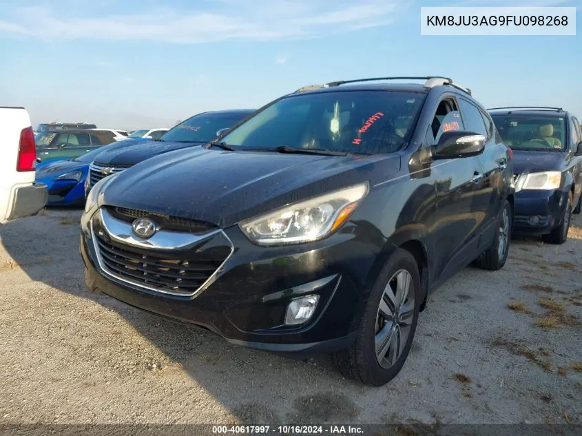 2015 Hyundai Tucson Limited VIN: KM8JU3AG9FU098268 Lot: 40617997