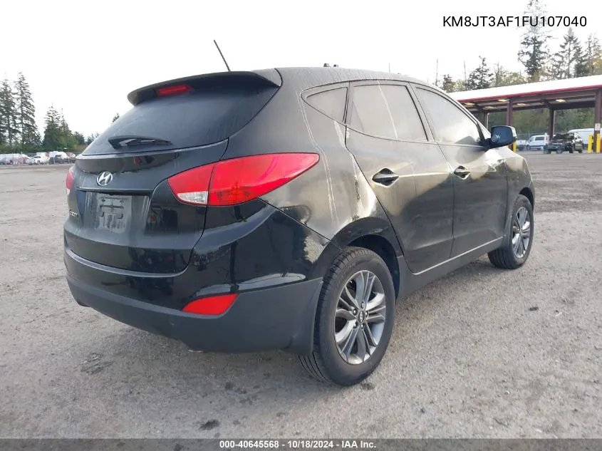 2015 Hyundai Tucson Gls VIN: KM8JT3AF1FU107040 Lot: 40645568