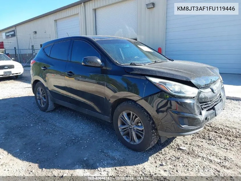 2015 Hyundai Tucson Gls VIN: KM8JT3AF1FU119446 Lot: 40646161