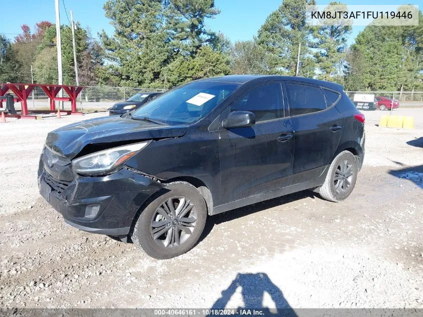 2015 Hyundai Tucson Gls VIN: KM8JT3AF1FU119446 Lot: 40646161