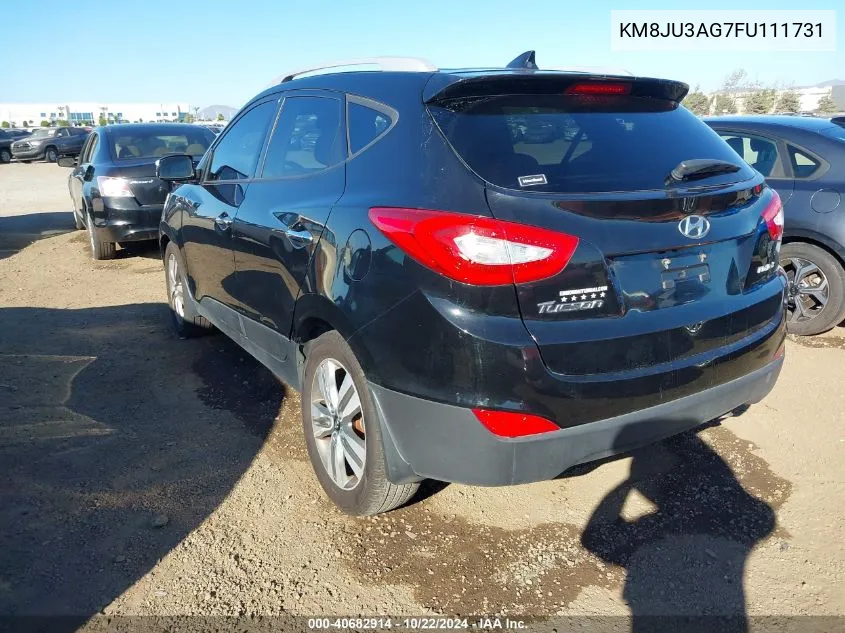 KM8JU3AG7FU111731 2015 Hyundai Tucson Limited