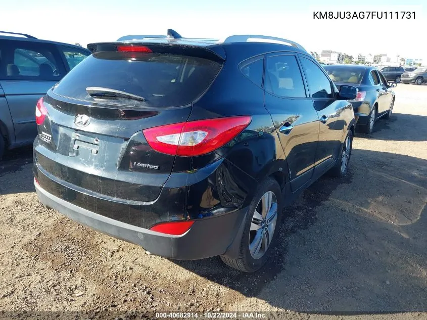 KM8JU3AG7FU111731 2015 Hyundai Tucson Limited