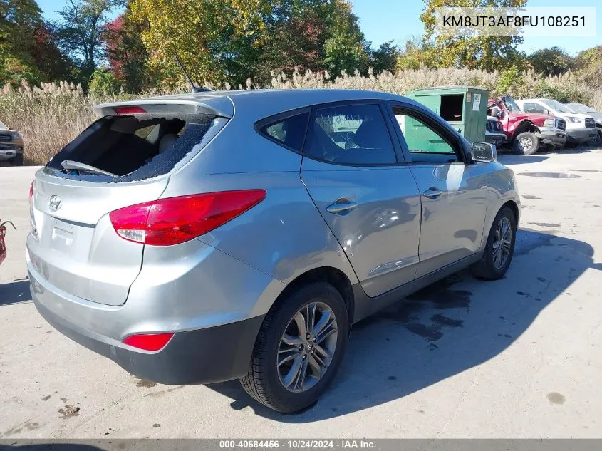 2015 Hyundai Tucson Gls VIN: KM8JT3AF8FU108251 Lot: 40684456