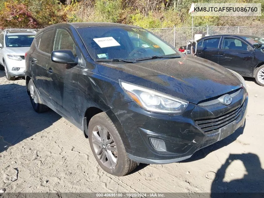 2015 Hyundai Tucson Gls VIN: KM8JTCAF5FU086760 Lot: 40695180