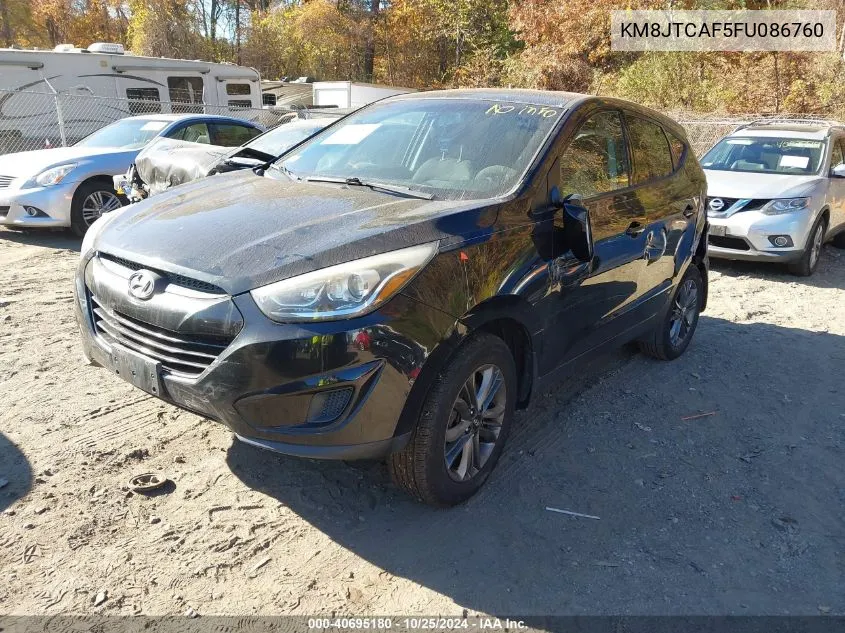 2015 Hyundai Tucson Gls VIN: KM8JTCAF5FU086760 Lot: 40695180