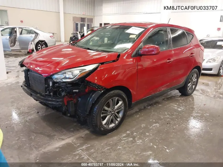 2015 Hyundai Tucson Gls VIN: KM8JTCAF0FU033707 Lot: 40753757