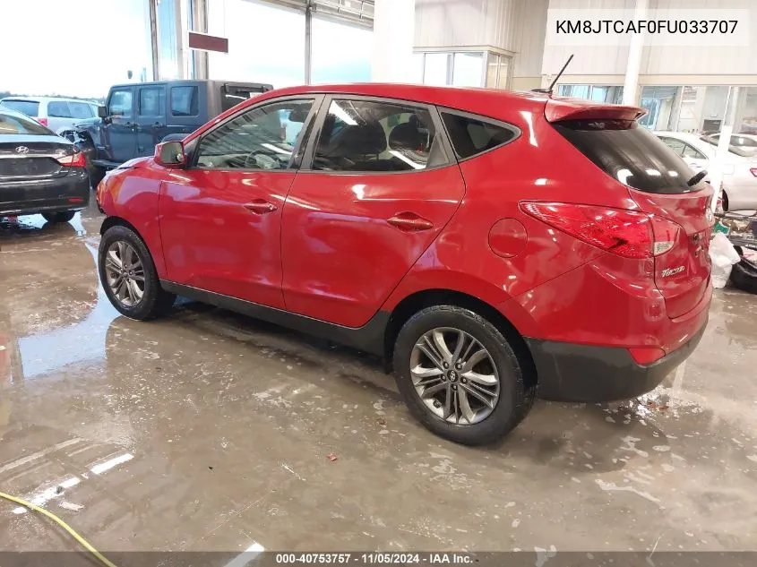 2015 Hyundai Tucson Gls VIN: KM8JTCAF0FU033707 Lot: 40753757