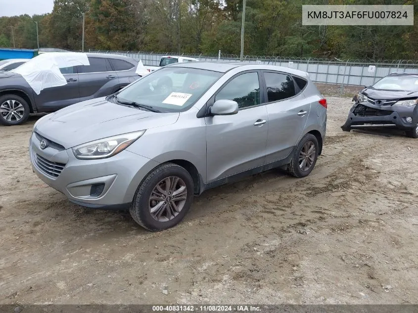 2015 Hyundai Tucson Gls VIN: KM8JT3AF6FU007824 Lot: 40831342