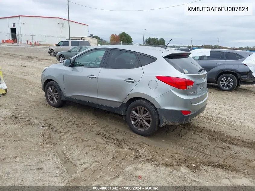 2015 Hyundai Tucson Gls VIN: KM8JT3AF6FU007824 Lot: 40831342