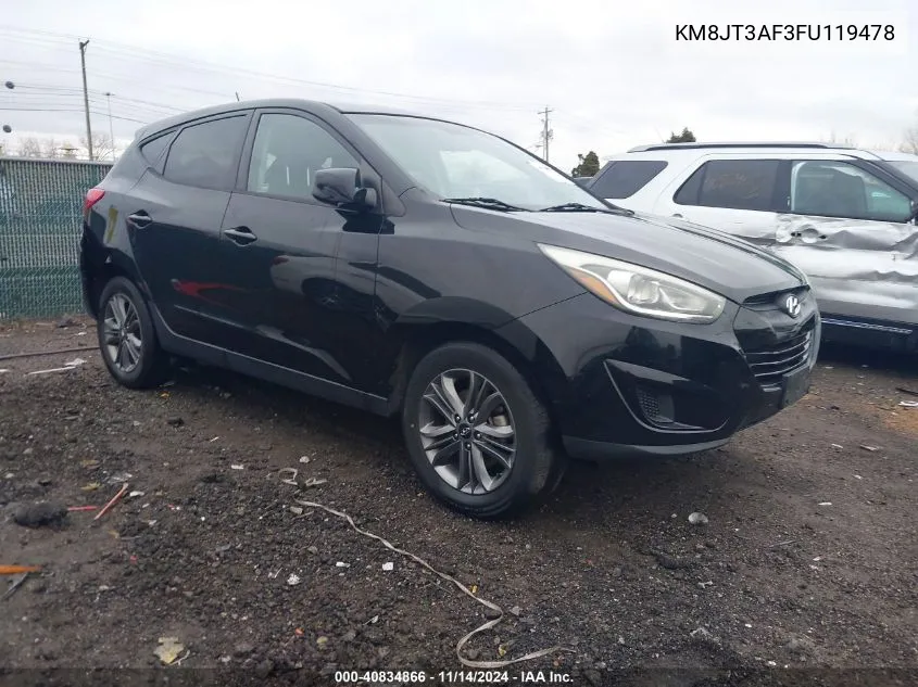 KM8JT3AF3FU119478 2015 Hyundai Tucson Gls