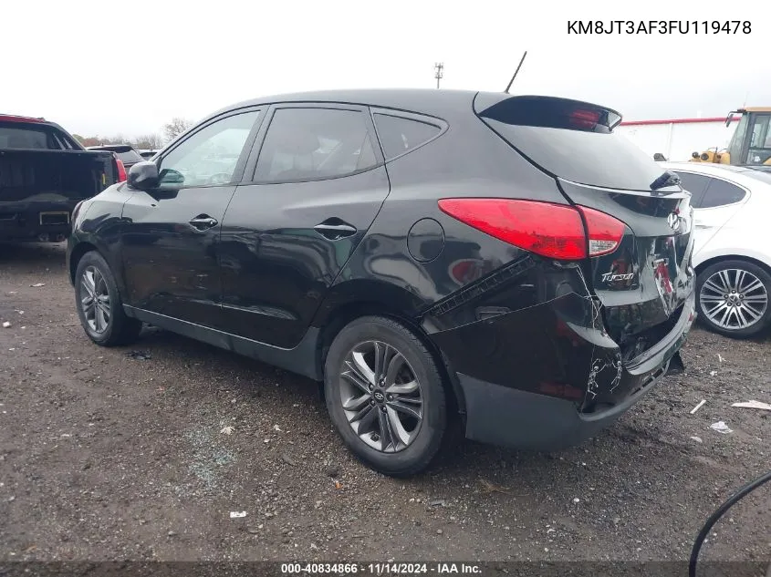 KM8JT3AF3FU119478 2015 Hyundai Tucson Gls