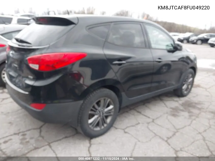 2015 Hyundai Tucson Gls VIN: KM8JTCAF8FU049220 Lot: 40871232