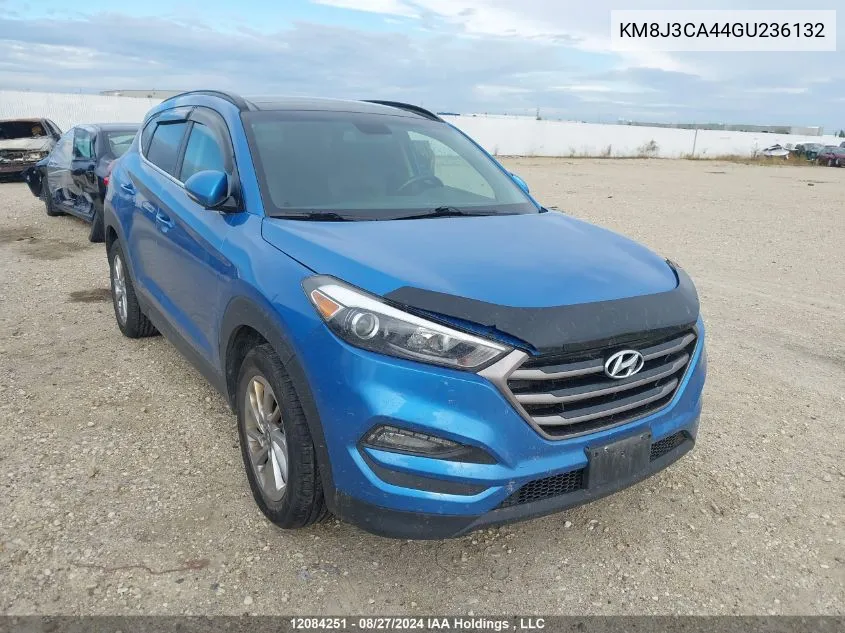 2016 Hyundai Tucson VIN: KM8J3CA44GU236132 Lot: 12084251