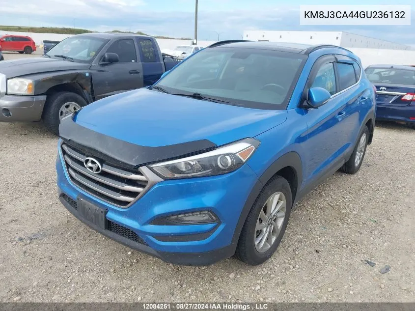 2016 Hyundai Tucson VIN: KM8J3CA44GU236132 Lot: 12084251