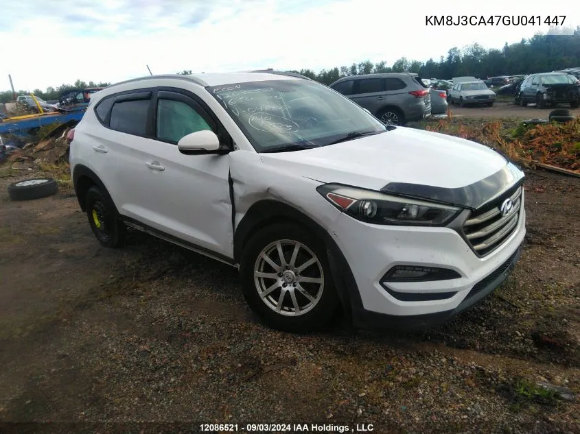 2016 Hyundai Tucson Premium VIN: KM8J3CA47GU041447 Lot: 12086521