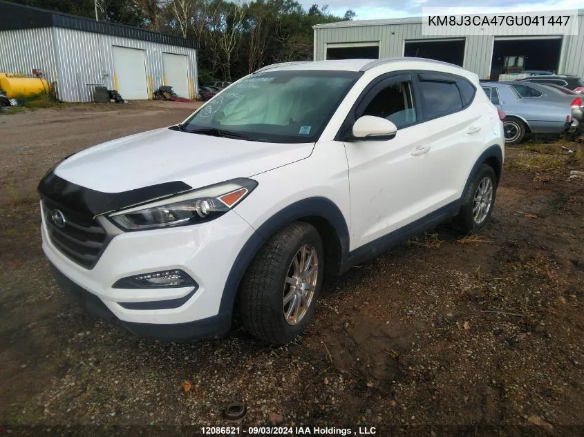 2016 Hyundai Tucson Premium VIN: KM8J3CA47GU041447 Lot: 12086521