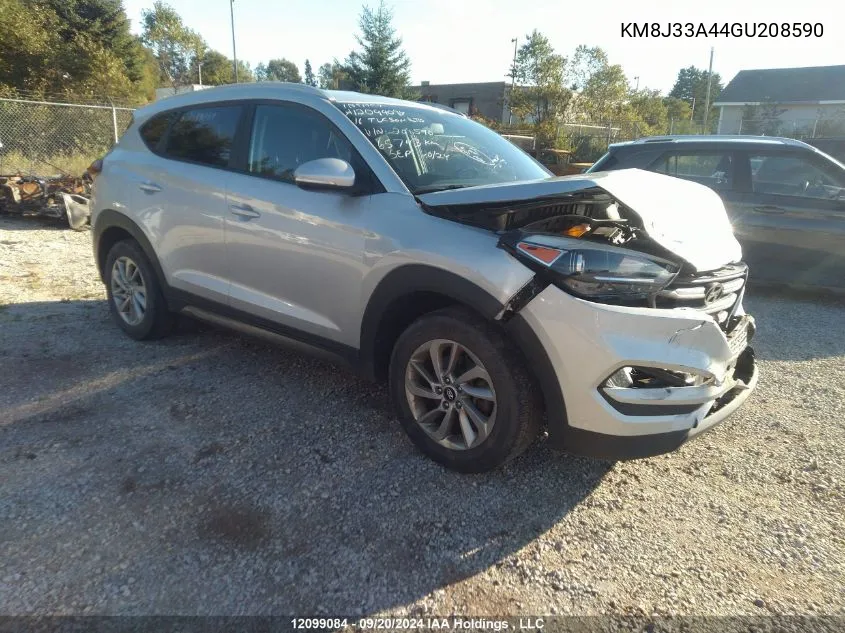 2016 Hyundai Tucson Limited/Sport And Eco/Se VIN: KM8J33A44GU208590 Lot: 12099084