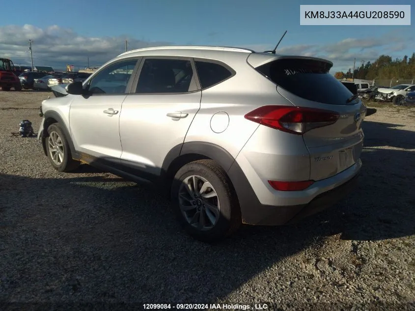 2016 Hyundai Tucson Limited/Sport And Eco/Se VIN: KM8J33A44GU208590 Lot: 12099084