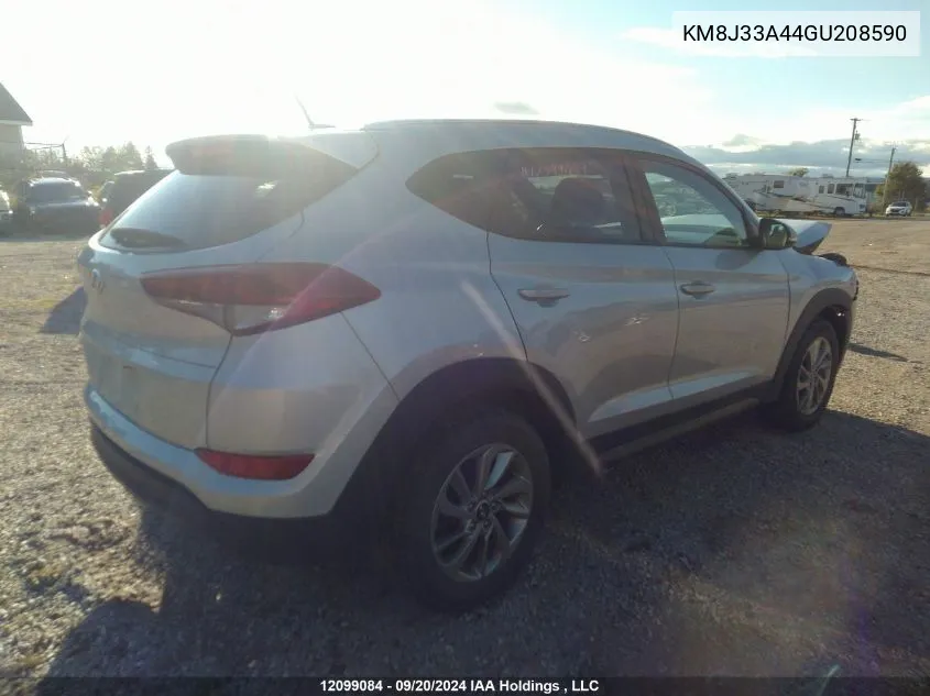 2016 Hyundai Tucson Limited/Sport And Eco/Se VIN: KM8J33A44GU208590 Lot: 12099084