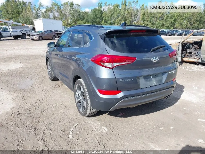 KM8J3CA29GU030951 2016 Hyundai Tucson Limited/Sport And Eco/Se