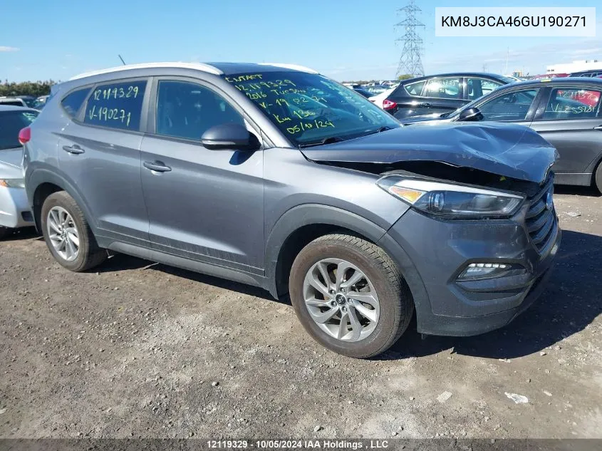 KM8J3CA46GU190271 2016 Hyundai Tucson