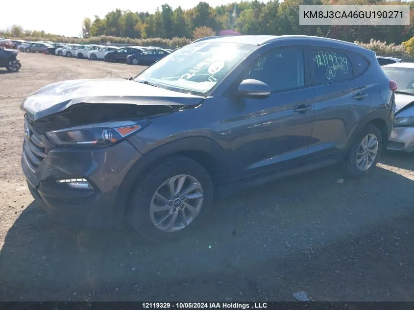 KM8J3CA46GU190271 2016 Hyundai Tucson