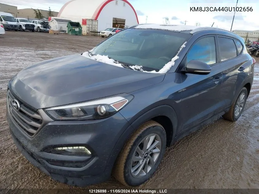 2016 Hyundai Tucson Premium VIN: KM8J3CA44GU102656 Lot: 12126898