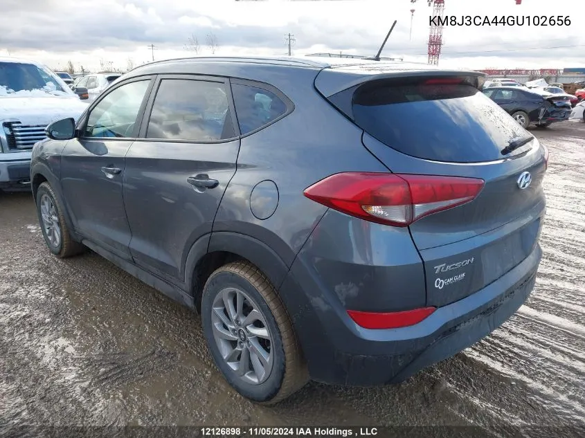 2016 Hyundai Tucson Premium VIN: KM8J3CA44GU102656 Lot: 12126898