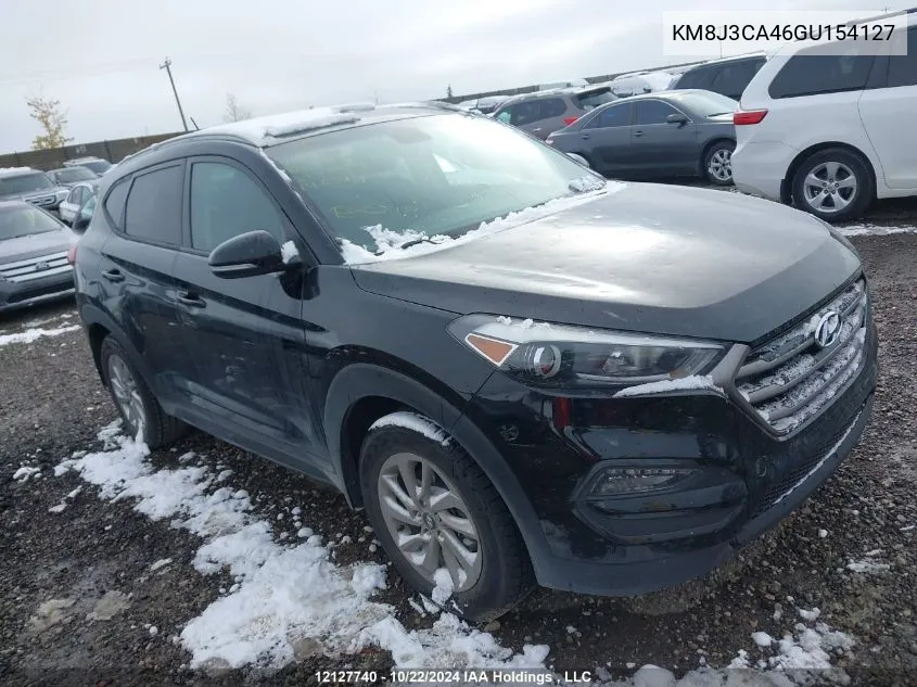 2016 Hyundai Tucson Premium VIN: KM8J3CA46GU154127 Lot: 12127740