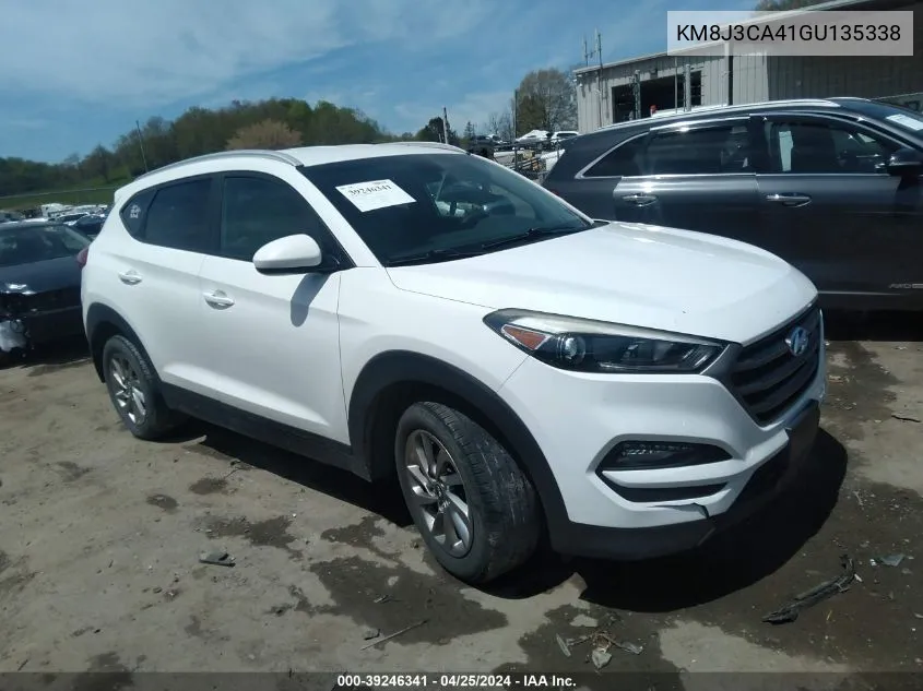 2016 Hyundai Tucson Se VIN: KM8J3CA41GU135338 Lot: 39246341