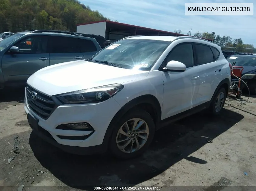 2016 Hyundai Tucson Se VIN: KM8J3CA41GU135338 Lot: 39246341