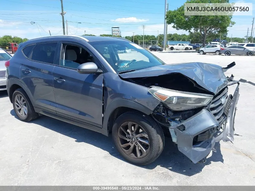 2016 Hyundai Tucson Se VIN: KM8J3CA46GU057560 Lot: 39495548