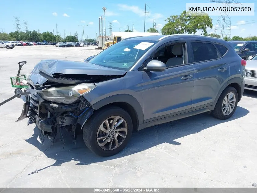 2016 Hyundai Tucson Se VIN: KM8J3CA46GU057560 Lot: 39495548