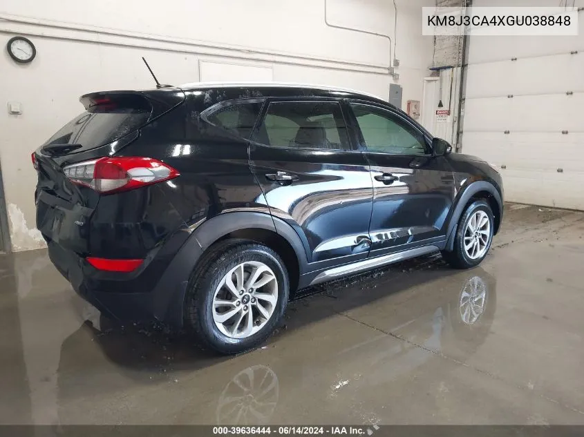 2016 Hyundai Tucson Se VIN: KM8J3CA4XGU038848 Lot: 39636444