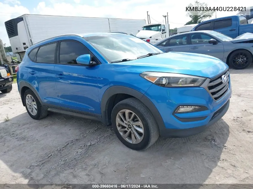 2016 Hyundai Tucson Se VIN: KM8J33A44GU228421 Lot: 39660416