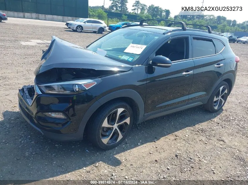 2016 Hyundai Tucson Limited VIN: KM8J3CA2XGU253273 Lot: 39874974