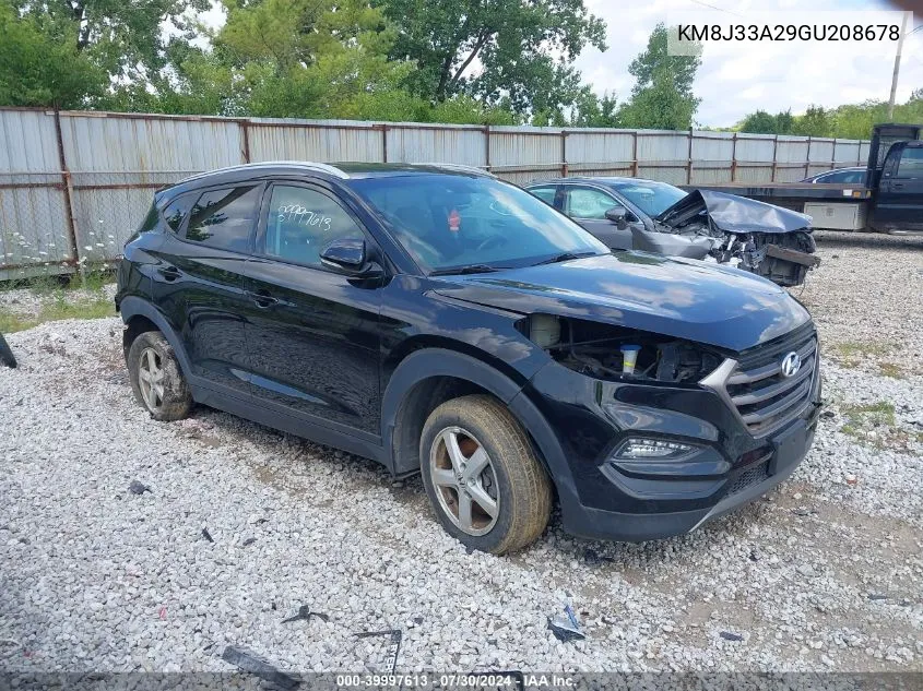 2016 Hyundai Tucson Sport VIN: KM8J33A29GU208678 Lot: 39997613