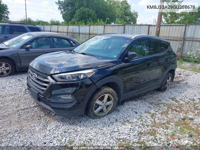 2016 Hyundai Tucson Sport VIN: KM8J33A29GU208678 Lot: 39997613