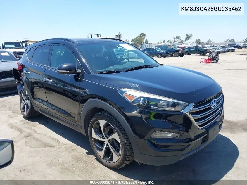 2016 Hyundai Tucson Limited VIN: KM8J3CA28GU035462 Lot: 39999871